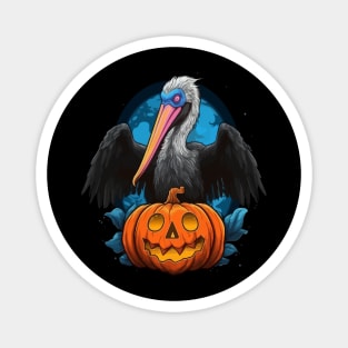 Pelican Halloween Magnet